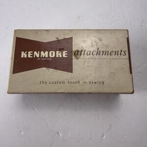 Greist Sewing Machine Attachments in Kenmore Box No 608.34 Includes 13 Pieces